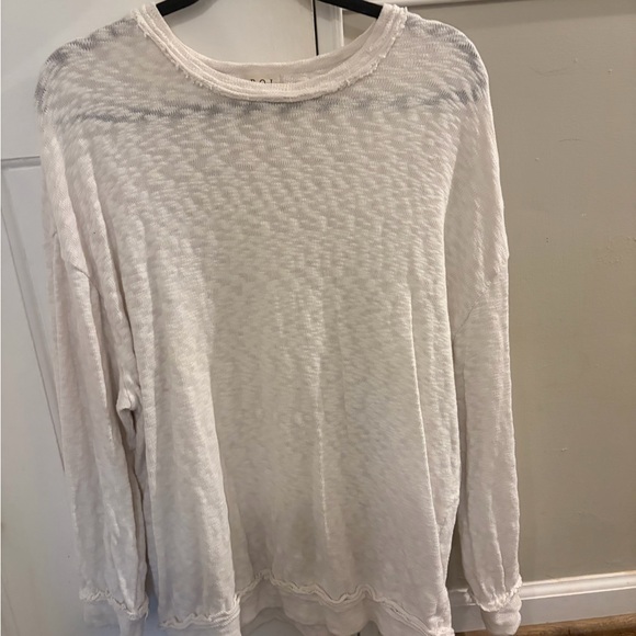 POL Off-White Textured Sweater - Picture 3 of 4